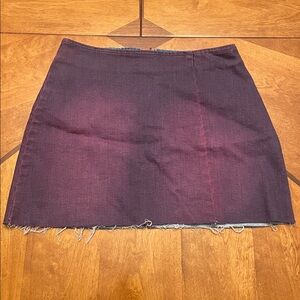 Wild Fable Denim Purple Mini Skirt